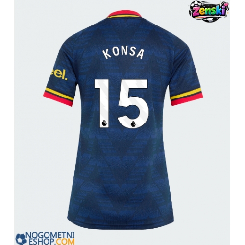 Ženski Nogometni dresi Arsenal Ezri Konsa #15 Gostujoči 2026-27 Kratek Rokav
